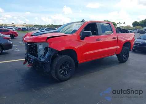 2024 Chevrolet Silverado 1500 4Wd Short Bed Custom Trail Boss из США, поврежденный, VIN 3GCPDCEK1RG168060
